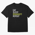 Eat sleep siuuu repeat T-Shirt Messi Argentina Football Jersey, Nike Football Tee, World Cup 2026, Adidas Soccer Shirt, Jordan Fan Top, Haaland France Stadium Chant