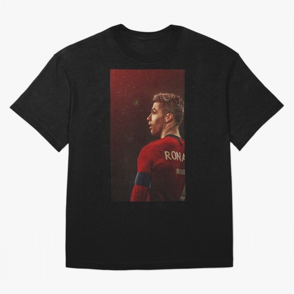 Art Ronaldo Wallpaper T-Shirt Share FIFA World Cup 2026 USA Canada Mexico With Haaland Jersey, Nike Football Tee, Mbappe Argentina Fans, Adidas Soccer Shirt, Jordan Fan Top, Mbappe Australia Group Stage