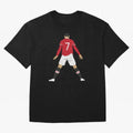 CR7 Man U | SIIIIIUUUUUUU (Celebration) T-Shirt Cristiano Ronaldo Spain Football Jersey, Jordan Supporter Tee, World Cup 2026, Nike World Cup Shirt, Adidas Football Fan Top, De Bruyne Ghana Final Match