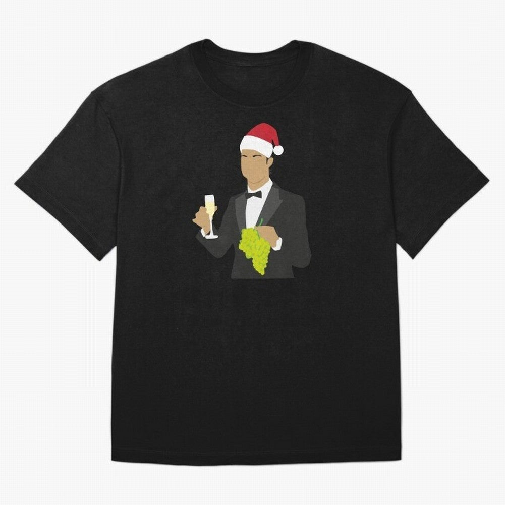 Cristiano Ronaldo enjoing Christmas T-Shirt Netherlands Neymar World Cup 2026 Jersey, Jordan Supporter Tee, Match Day, Nike World Cup Shirt, Adidas Football Fan Top, Musiala Switzerland Goal Celebration