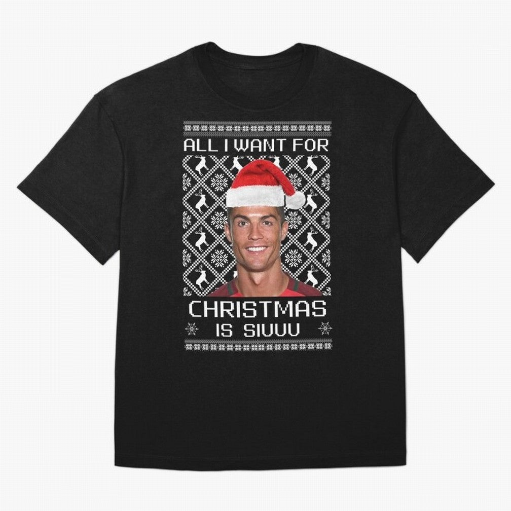 cristiano ronaldo siuuu christmas sweater T-Shirt Capture FIFA World Cup 2026 Spirit, Centered On Portugal Fan Jersey, Jordan Football Tee, Portugal Supporter Shirt, Adidas Fan Shirt, Mbappe Nike Supporter Top, Bellingham Brazil Fan Club