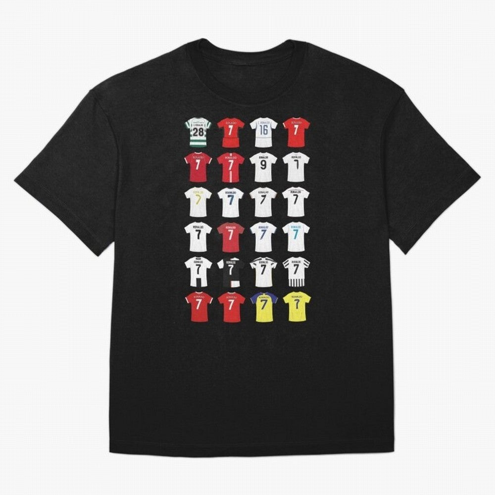 Cristiano Ronaldo Football T-Shirt Show Passion For The Stars Of FIFA World Cup 2026 For Fan Jersey, Nike Football Tee, Argentina Supporter Shirt, Adidas Soccer Shirt, Neymar Jordan Fan Top, Lewandowski Germany Stadium Chant