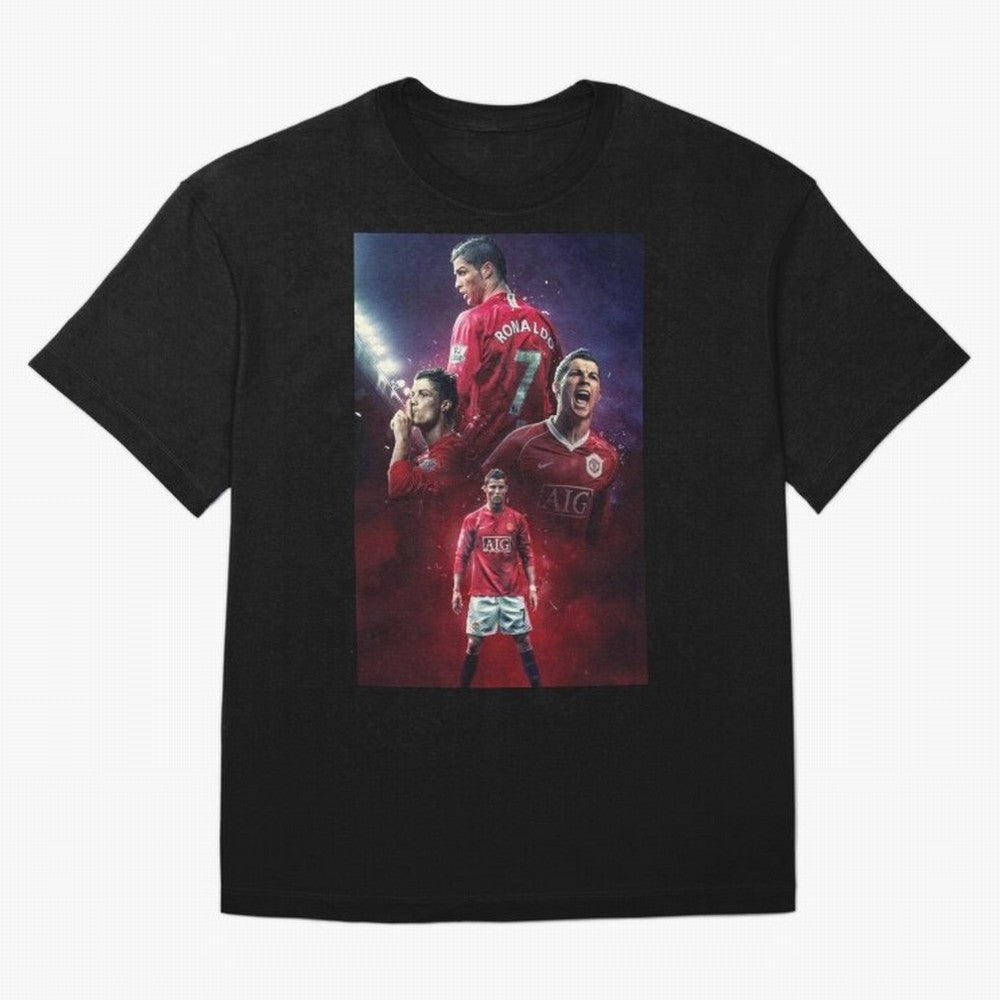 CR7 Art Wallpaper Ronaldo Posters T-Shirt Mbappe Germany Football Jersey, Adidas Soccer Tee, World Cup 2026, Nike Football Fan Shirt, Jordan Supporter Top, De Bruyne Norway Match Day