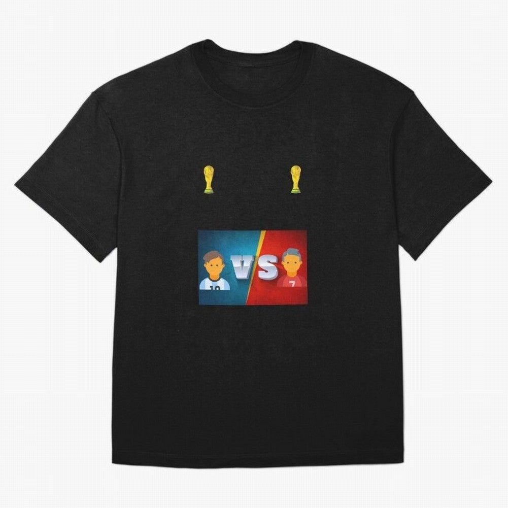 THE RONALDO VS MESSI T-Shirt Show Your Tournament Heart For FIFA World Cup 2026 USA, Jordan Football Jersey For Final Match, Adidas Fan Shirt For Messi Fans, Nike Supporter Top, Saka Spain Fan Club