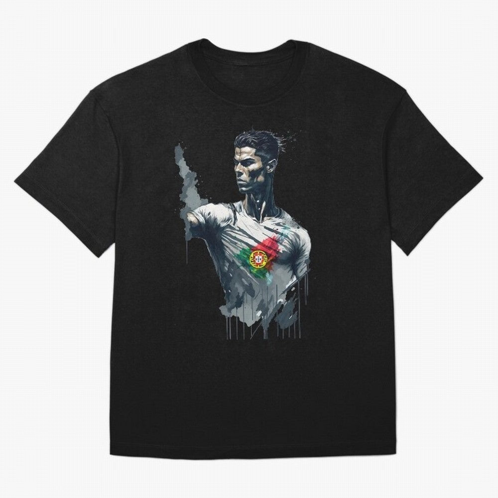 Cristiano Ronaldo splash art T-Shirt FIFA World Cup 2026 Argentina Griezmann Jersey, Jordan Football Tee, Cristiano Ronaldo Netherlands Fans, Adidas Fan Shirt, Nike Supporter Top, Musiala Croatia Football Fans