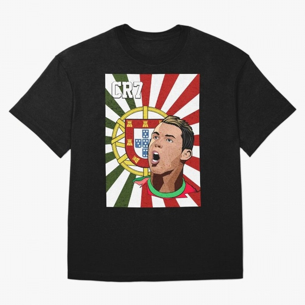 Cristiano Ronaldo 7 T-Shirt Show Championship Spirit For FIFA World Cup 2026 Spirit Fan Jersey, Nike Match Day Shirt, Netherlands Supporter Shirt, Adidas Supporter Tee, Neymar Jordan Soccer Fan Top, CR7 Brazil Supporter Night