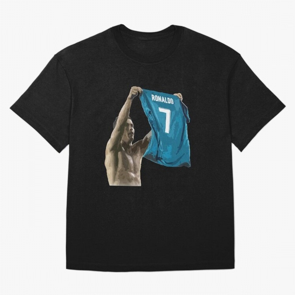 Cristiano Ronaldo celebration goal against Barcelona T-Shirt Messi Portugal Football Jersey, Jordan Football Tee, World Cup 2026, Adidas Fan Shirt, Nike Supporter Top, Modric USA Knockout Round