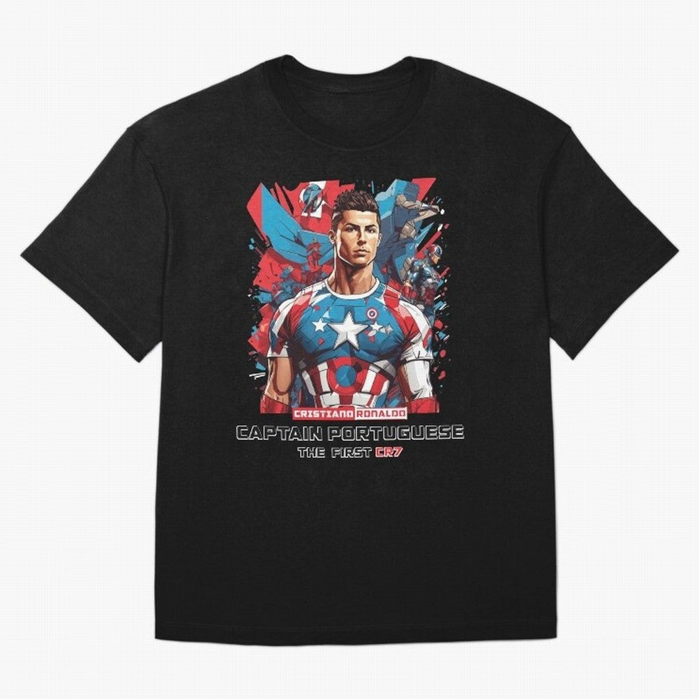 Cristiano Ronaldo Captain Portuguese T-Shirt Experience FIFA World Cup 2026 With Neymar, Portugal, Nike Fan Jersey For Stadium Chant, Jordan Soccer Shirt For Neymar Fans, Adidas Match Day Top, Bellingham Canada Final Match