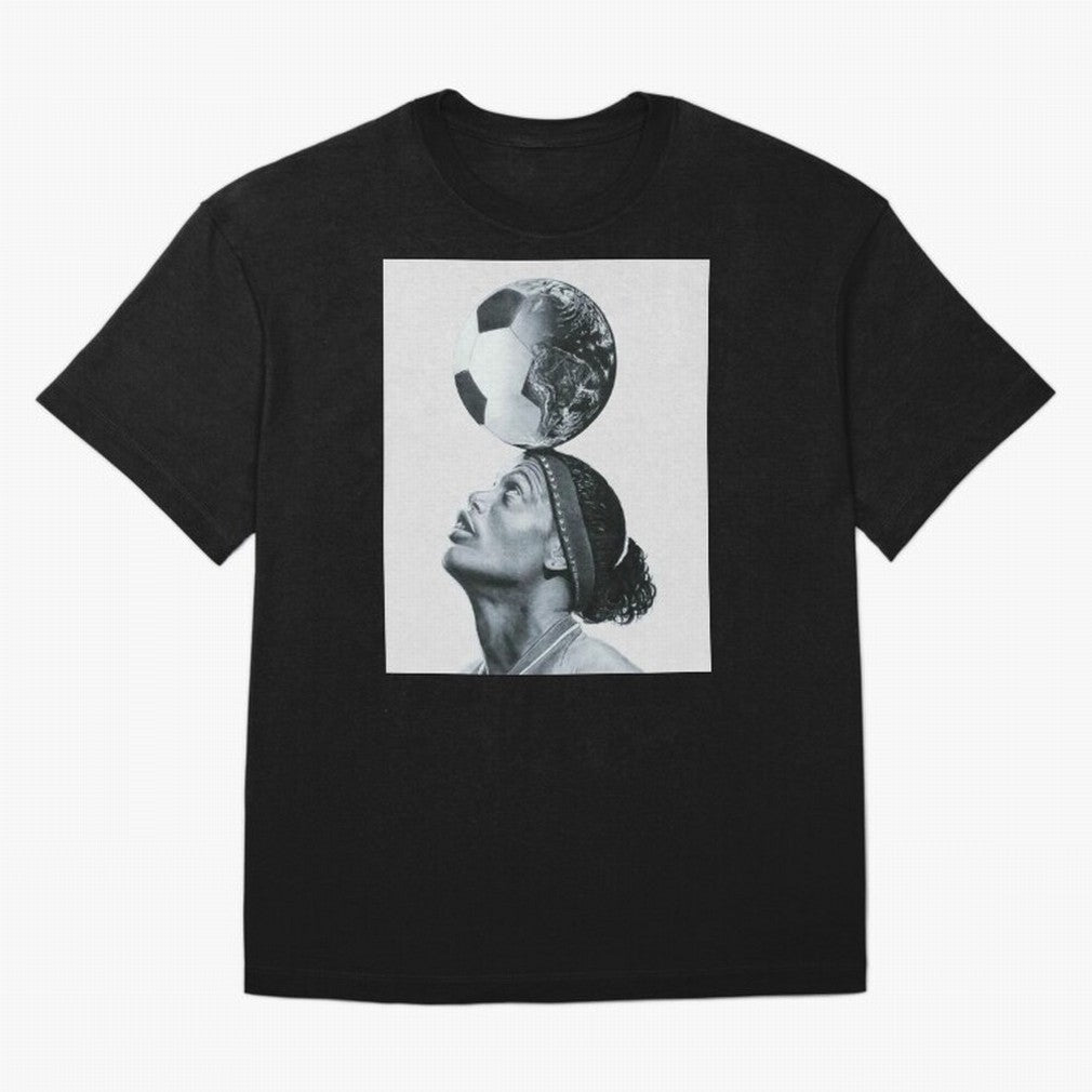 Art Ronaldinho Illustration T-Shirt Haaland Netherlands Football Jersey, Nike Football Tee, World Cup 2026, Adidas Soccer Shirt, Jordan Fan Top, De Bruyne Ghana Watch Party