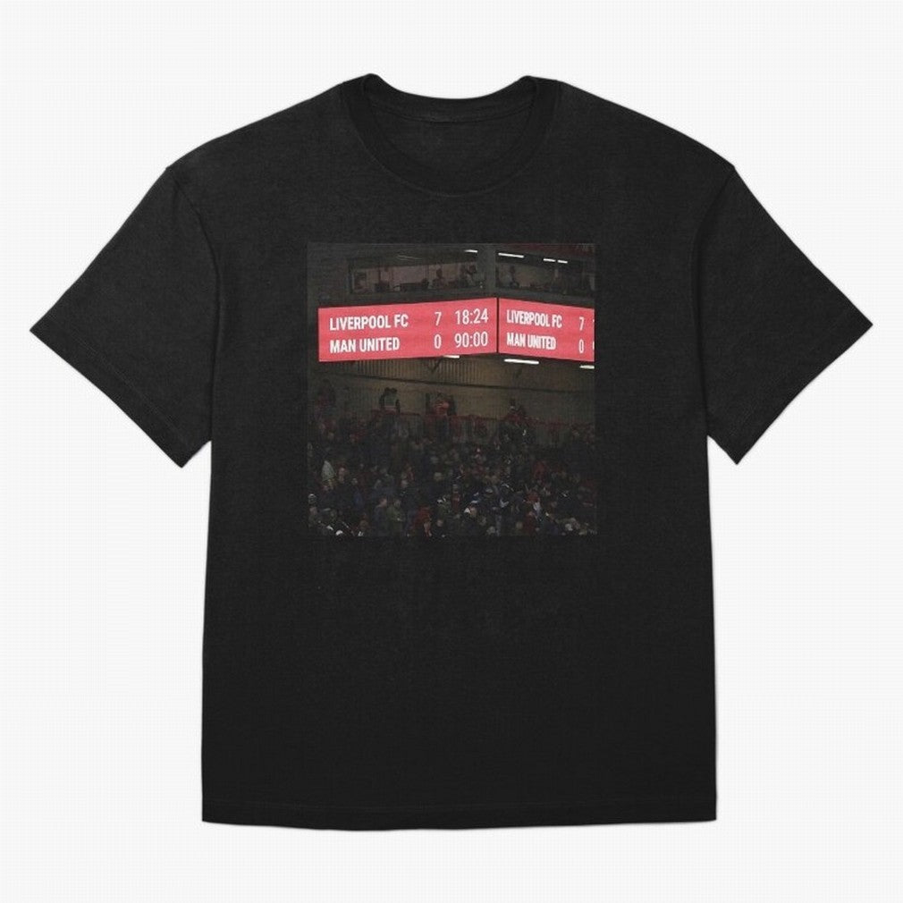 Liverpool 7 - 0 Manchester United T-Shirt FIFA World Cup 2026 Canada Saka, Nike Fan Jersey For Fan Club, Jordan Soccer Shirt For Messi Fans, Adidas Match Day Top, Saka Canada Final Match