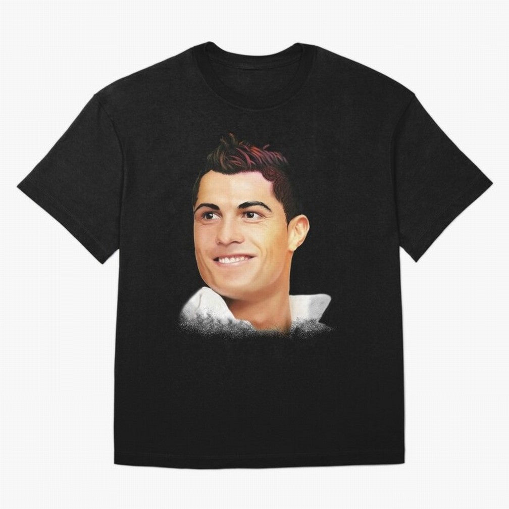 Cristiano Ronaldo CR7 | Digital Painting T-Shirt Feel FIFA World Cup 2026 USA Canada Mexico Connected To Jersey, Nike Match Day Shirt, Mbappe Argentina Fans, Adidas Supporter Tee, Jordan Soccer Fan Top, Mbappe Paraguay Trophy Race