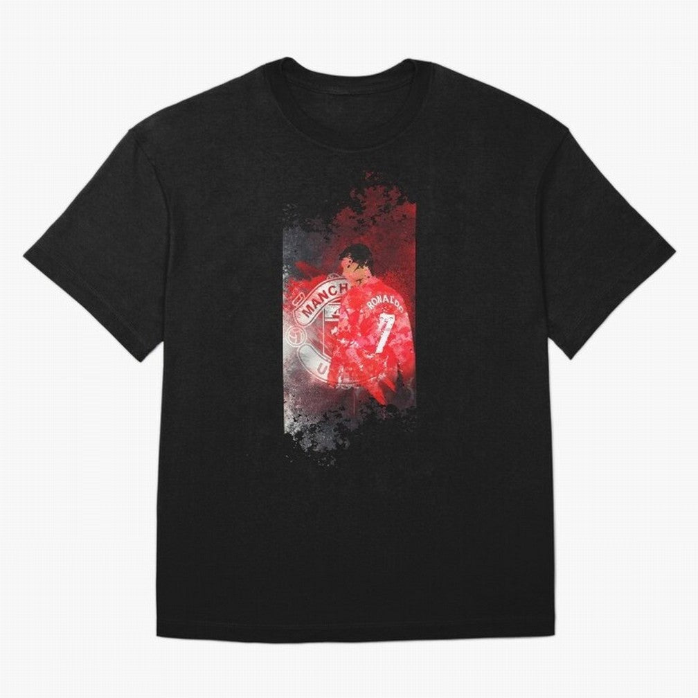 Ronaldo Illustration 003 T-Shirt Messi Portugal Football Jersey, Jordan Supporter Tee, World Cup 2026, Nike World Cup Shirt, Adidas Football Fan Top, Cristiano Ronaldo Norway Goal Celebration