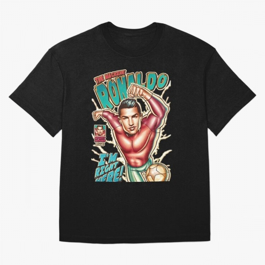 Cristiano Ronaldo The Machine Ronaldo T-Shirt Honor Global Football Passion For FIFA World Cup 2026 Fan Jersey, Nike Football Tee, Portugal Supporter Shirt, Adidas Soccer Shirt, Cristiano Ronaldo Jordan Fan Top, Rodri Colombia Stadium Chant