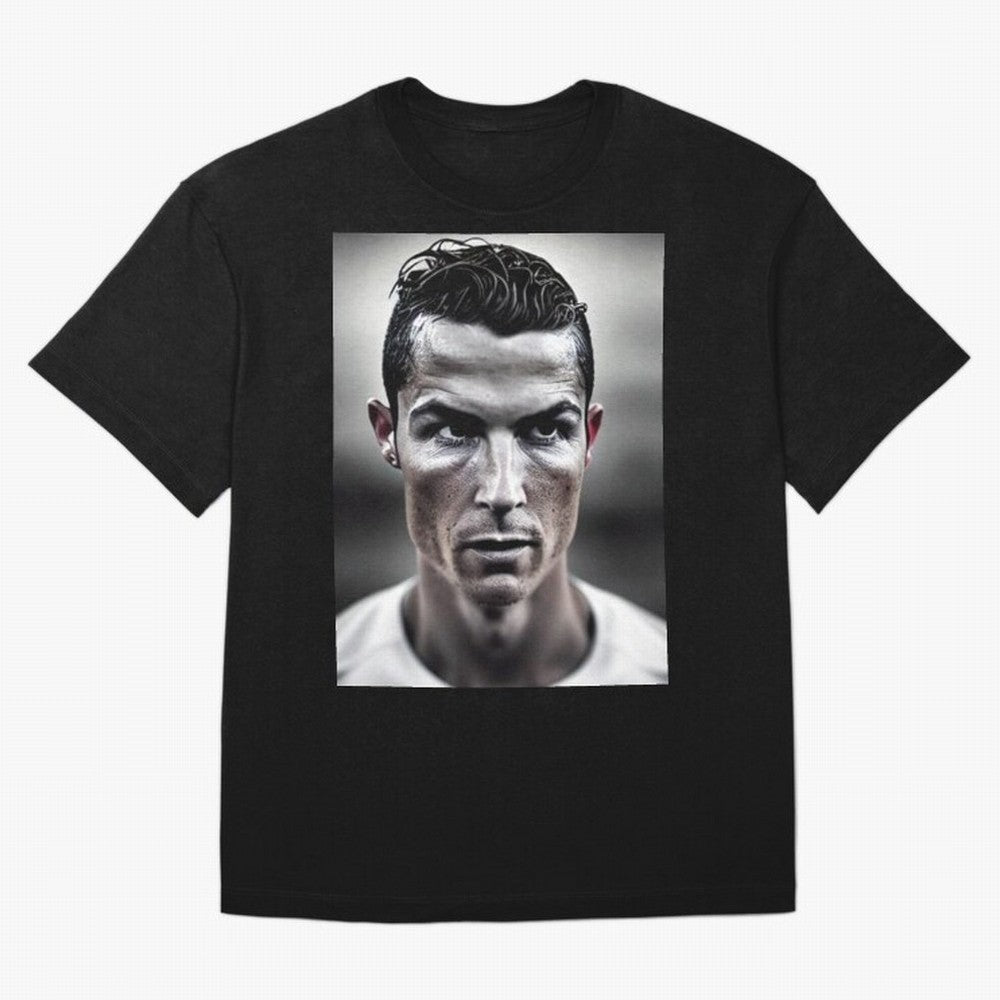 Cristiano Ronaldo Portrait T-Shirt Represent FIFA World Cup 2026 USA Canada Mexico For Fans Fan Jersey, Nike Football Tee, Argentina Supporter Shirt, Adidas Soccer Shirt, Haaland Jordan Fan Top, Salah Brazil Stadium Chant