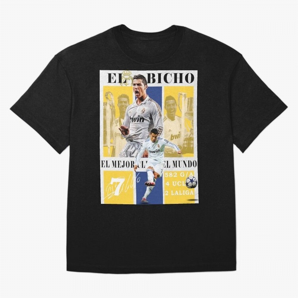 Cristiano Ronaldo Real Madrid Wall Art T-Shirt Bring A Champion Mindset To The FIFA World Cup 2026 Group Jersey, Adidas Soccer Tee, Mbappe England Fans, Nike Football Fan Shirt, Jordan Supporter Top, Kane Australia Match Day