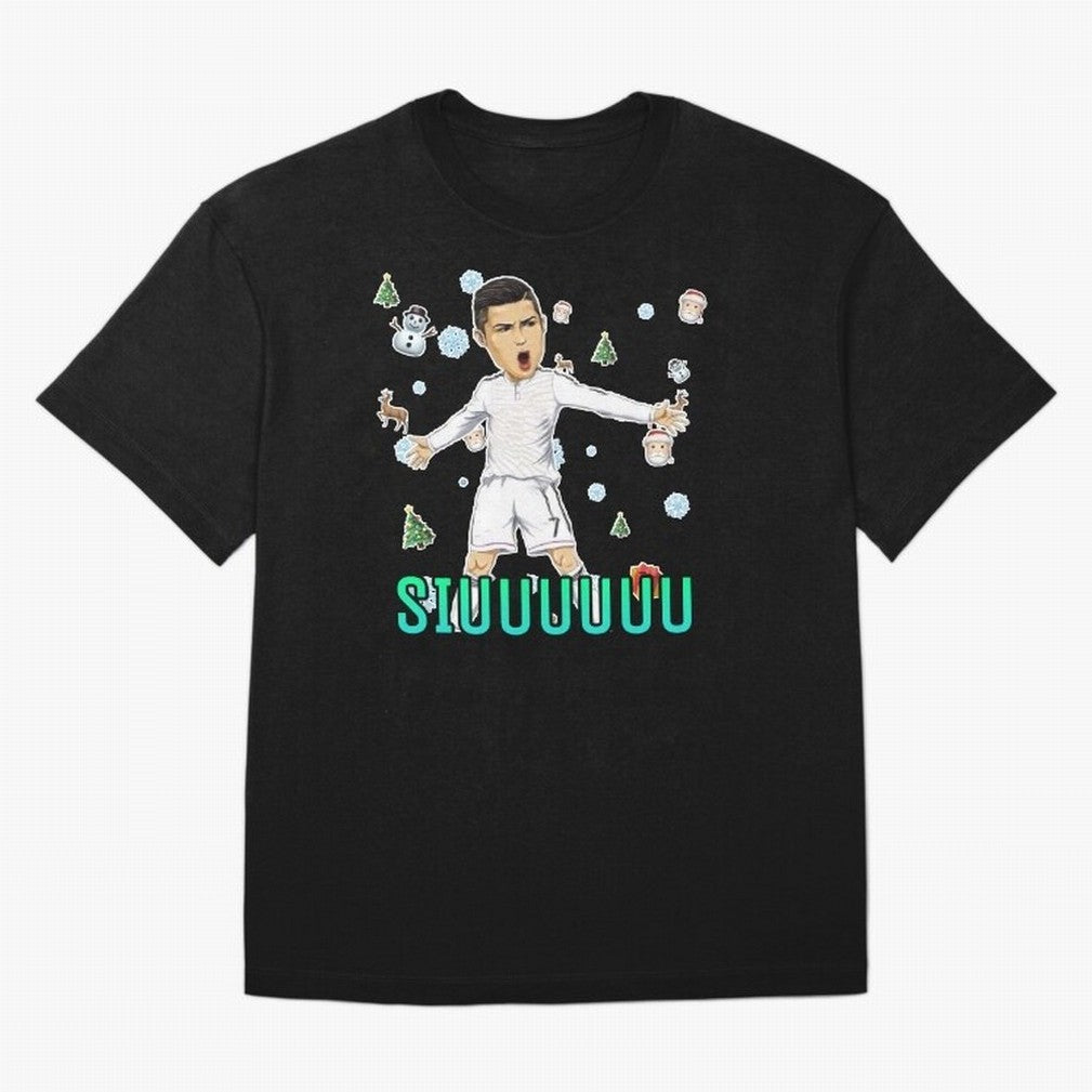 Siuuu christmas CR7 T-Shirt Represent Global Football Passion For FIFA World Cup 2026 Fan Jersey, Nike Football Tee, England Supporter Shirt, Adidas Soccer Shirt, Neymar Jordan Fan Top, Modric Colombia Stadium Chant
