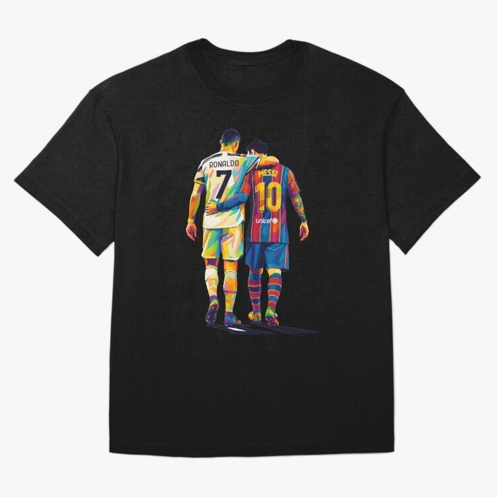 Cristiano Ronaldo & Messi T-Shirt FIFA World Cup 2026 Ecuador Saka Fan Jersey, Nike Football Tee, Argentina Supporter Shirt, Adidas Soccer Shirt, Messi Jordan Fan Top, Salah Brazil Stadium Chant