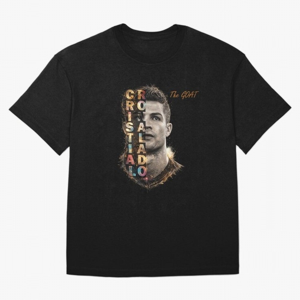 Cristiano Ronaldo Multicolor GOAT T-Shirt Remember The FIFA World Cup 2026 Journey Through Messi Fan Jersey, Nike Fan Tee, Argentina Supporter Shirt, Jordan Soccer Shirt, Messi Adidas Match Day Top, Neymar Germany Final Match