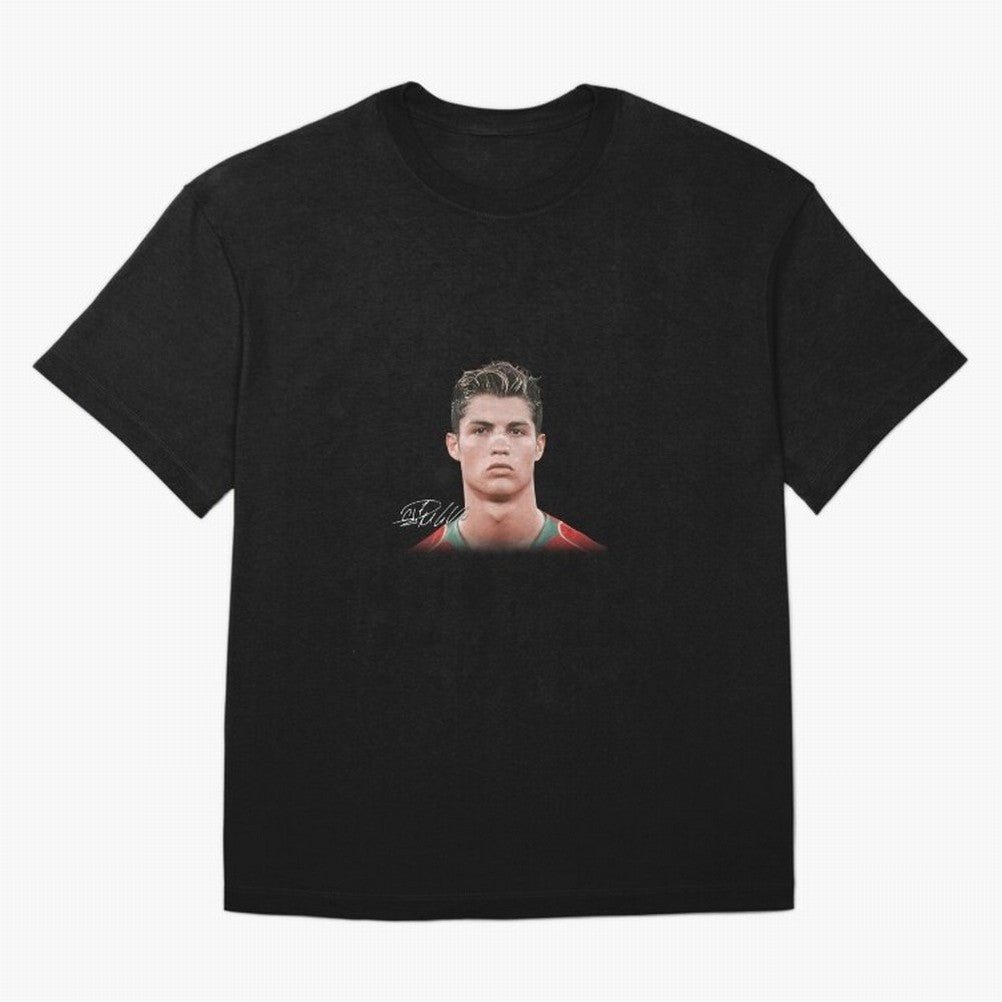Cristiano Ronaldo Big Face Young Ronaldo T-Shirt Unlock FIFA World Cup 2026 USA Canada Mexico For Fans Of Fan Jersey, Jordan Supporter Tee, France Supporter Shirt, Nike World Cup Shirt, Mbappe Adidas Football Fan Top, Musiala Japan Goal Celebration