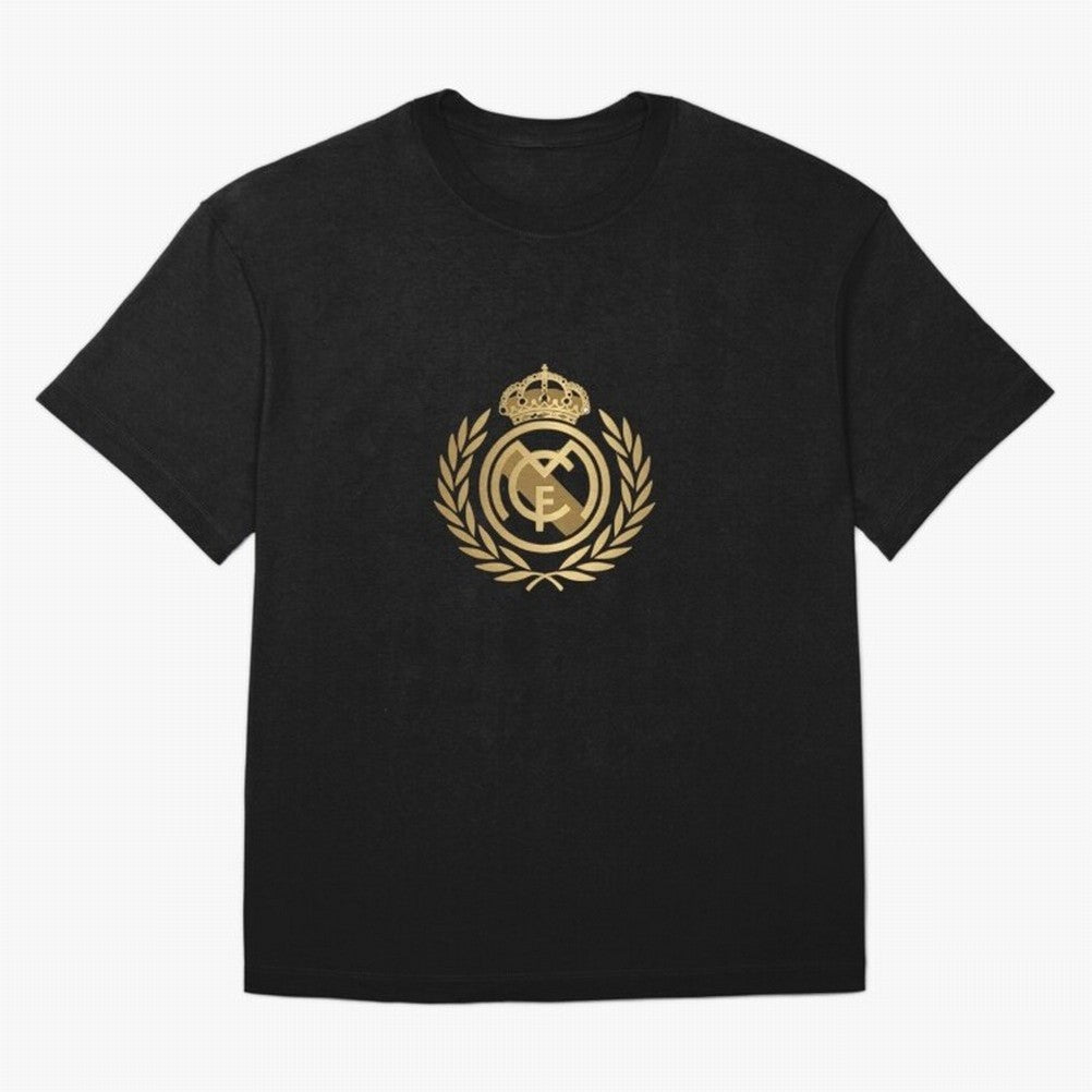 REAL MADRID GOLDEN T-Shirt Honor Football Greatness During FIFA World Cup 2026 Jersey, Jordan Football Tee, Messi Argentina Fans, Adidas Fan Shirt, Nike Supporter Top, Messi England Fan Club