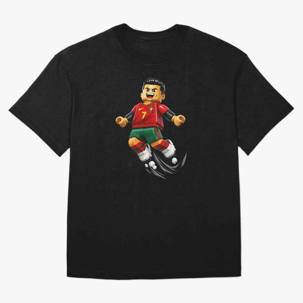 Cristiano Ronaldo. Siuuuuuu! Lego Mundial T-Shirt Bring Stadium Energy To The FIFA World Cup 2026 Group Jersey, Jordan Football Tee, Messi France Fans, Adidas Fan Shirt, Nike Supporter Top, Pedri Mexico Football Fans