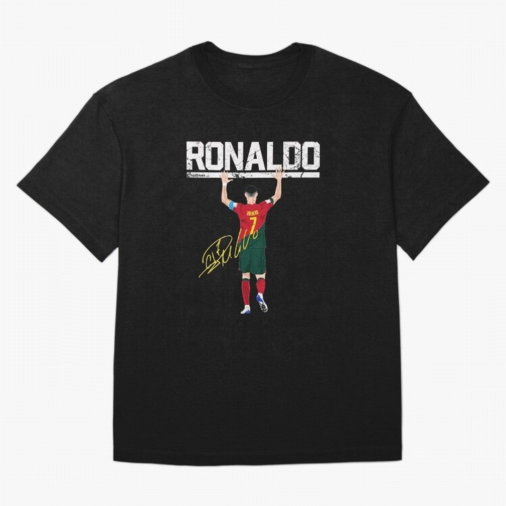 Cristiano Ronaldo Portugal Jersey -The Farewell T-Shirt Celebrate Golden Goal Energy In FIFA World Cup 2026 Fan Jersey, Adidas Football Tee, Brazil Supporter Shirt, Nike Soccer Shirt, Mbappe Jordan Match Day Top, Bellingham Japan Watch Party