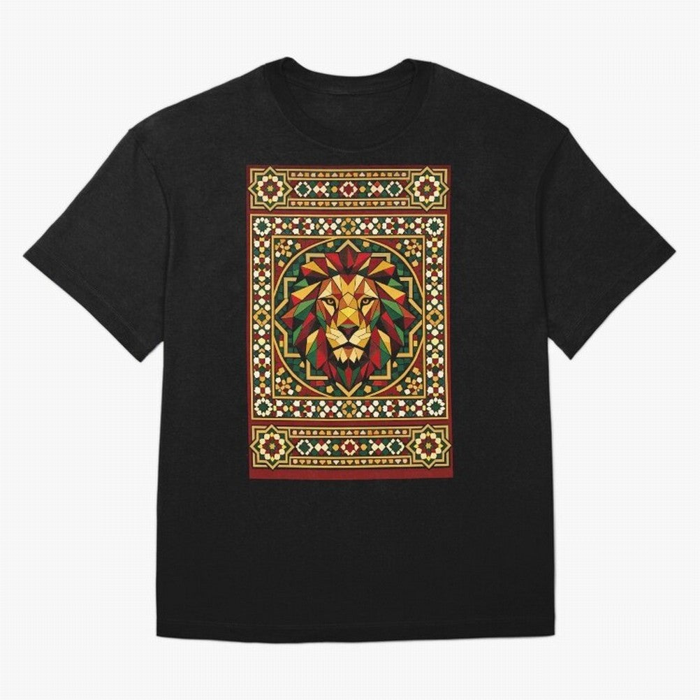 Portuguese Geometric Lion Portrait T-Shirt Cristiano Ronaldo Argentina Football Jersey, Nike Fan Tee, World Cup 2026, Jordan Soccer Shirt, Adidas Match Day Top, Mbappe France Goal Celebration