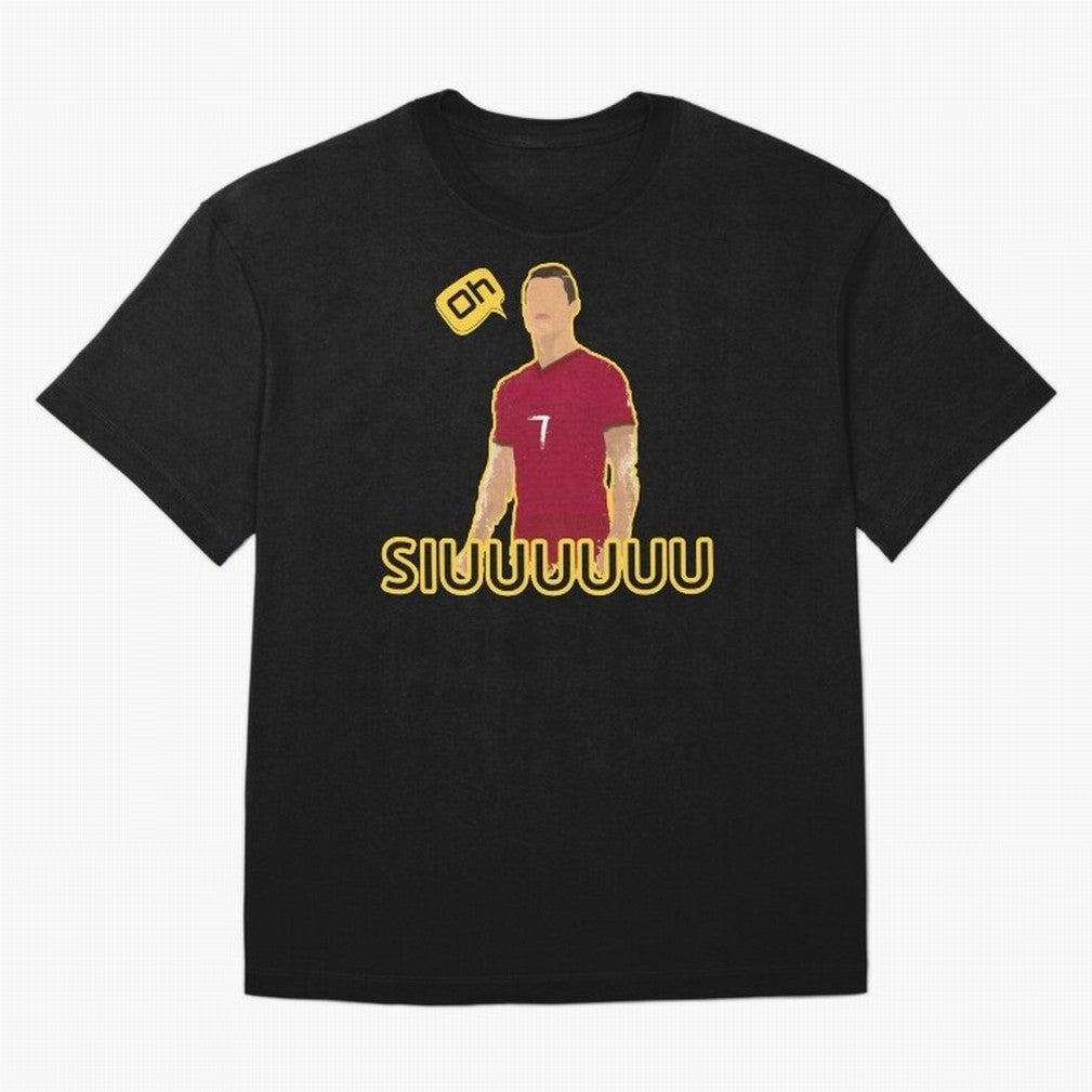 Oh siuuu CR7 funny T-Shirt Mbappe Argentina Football Jersey, Adidas Football Tee, World Cup 2026, Nike Soccer Shirt, Jordan Match Day Top, Haaland France Stadium Chant