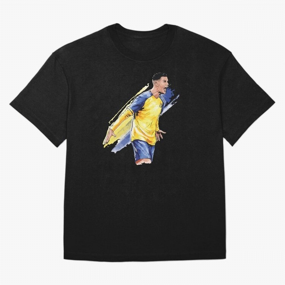 Ronaldo Al-Nassr 2022 T-Shirt Mark Match Day Hype Around FIFA World Cup 2026 Group Jersey, Adidas Soccer Tee, Haaland Spain Fans, Nike Football Fan Shirt, Jordan Supporter Top, CR7 Mexico Supporter Night