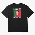 Ronaldo: King Of The Pitch T-Shirt Mbappe Portugal Football Jersey, Nike Fan Tee, World Cup 2026, Jordan Soccer Shirt, Adidas Match Day Top, Griezmann Ghana Final Match