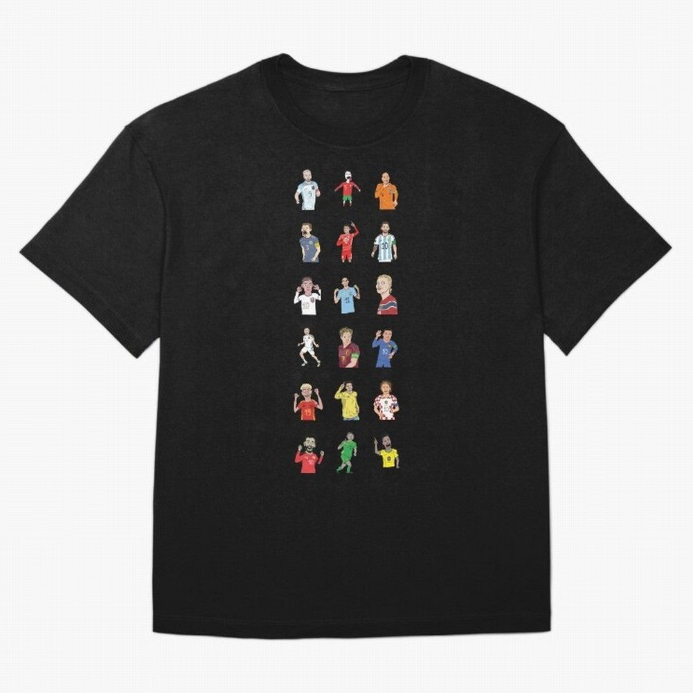Badly Drawn Footballers T-Shirt Build The FIFA World Cup 2026 USA Canada Mexico Journey Fan Jersey, Adidas Soccer Tee, Netherlands Supporter Shirt, Nike Football Fan Shirt, Messi Jordan Supporter Top, Rodri Japan Supporter Night