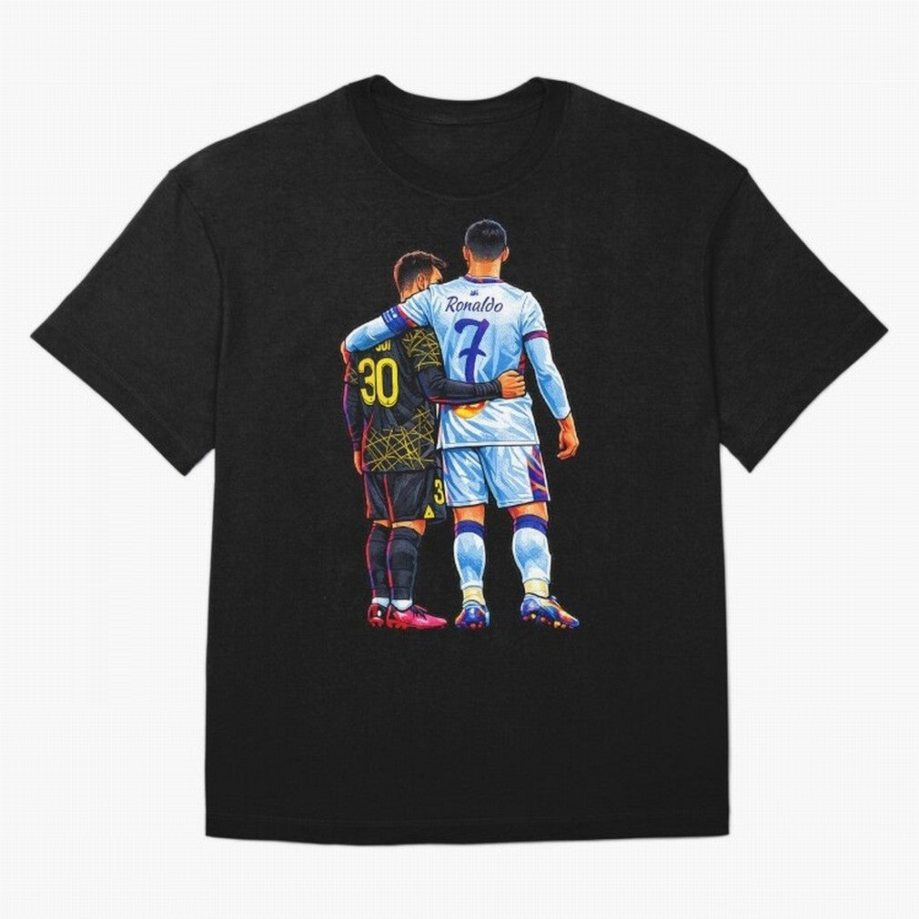 2 GOATS T-Shirt Bring Match Day Fire To FIFA World Cup 2026 Group Stage Jersey, Nike Fan Tee, CR7 Germany Fans, Jordan Soccer Shirt, Adidas Match Day Top, Foden Australia Soccer Fans