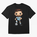 Lionel Messi Figurine T-Shirt Germany Messi World Cup 2026 Jersey, Jordan Supporter Tee, Goal Celebration, Nike World Cup Shirt, Adidas Football Fan Top, Saka Senegal Final Match