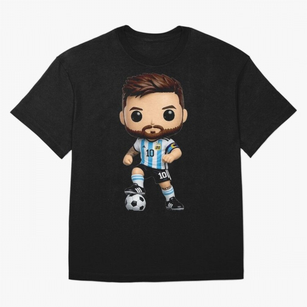 Lionel Messi Figurine T-Shirt Germany Messi World Cup 2026 Jersey, Jordan Supporter Tee, Goal Celebration, Nike World Cup Shirt, Adidas Football Fan Top, Saka Senegal Final Match