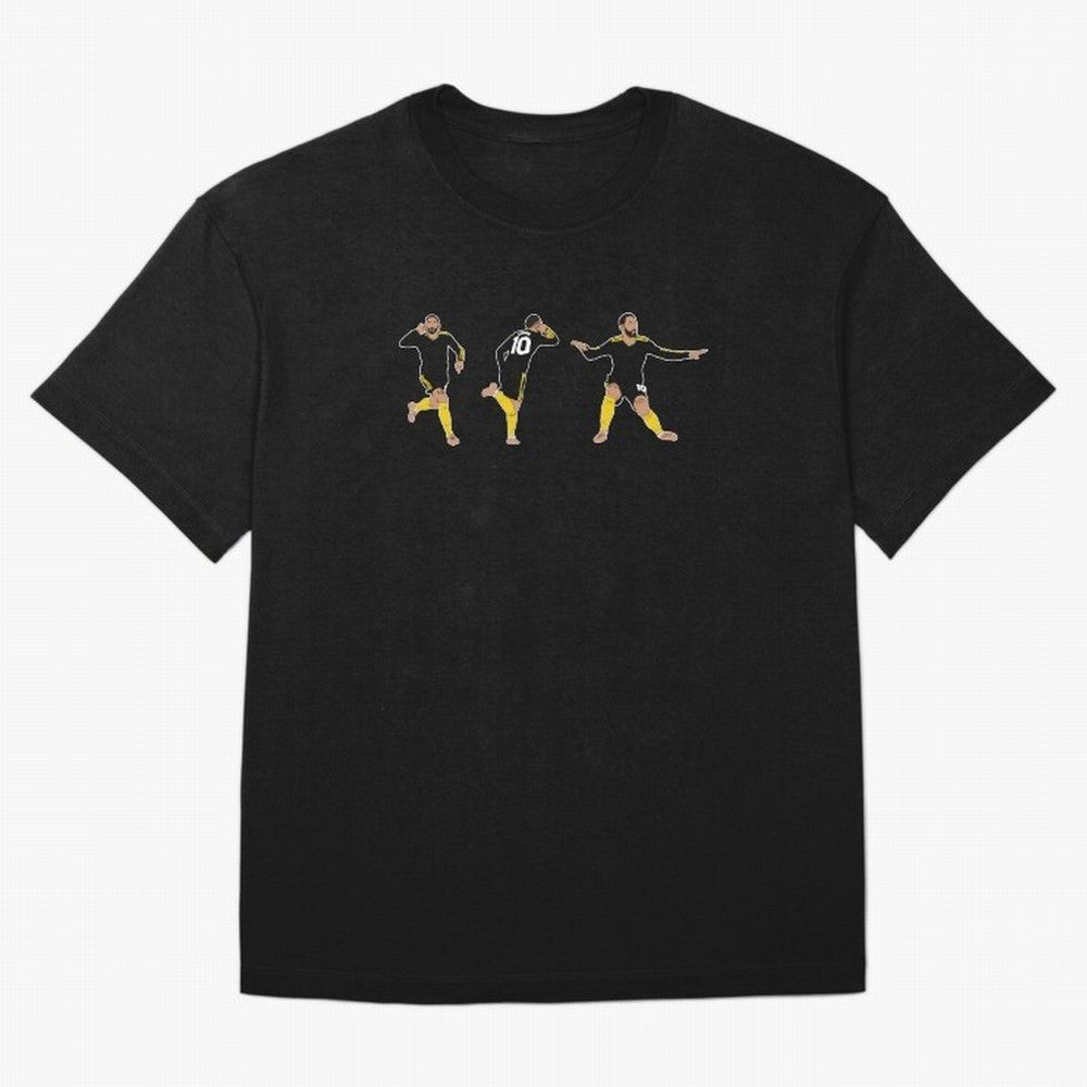 Matheus Cunha Goal Celebration Dance Trio Minimalist T-Shirt Get Ready For FIFA World Cup 2026 Group Stage For Fans Of Jersey, Nike Fan Tee, Neymar Argentina Fans, Jordan Soccer Shirt, Adidas Match Day Top, Vinicius Mexico Goal Celebration