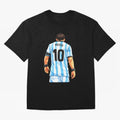 Messi Argentina 10 T-Shirt Follow The Road To FIFA World Cup 2026 Featuring Fan Jersey, Jordan Football Tee, France Supporter Shirt, Adidas Fan Shirt, Cristiano Ronaldo Nike Supporter Top, Griezmann Japan Fan Club