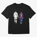 Cristiano Ronaldo And Messi T-Shirt Bring Global Football Passion For FIFA World Cup 2026 Jersey, Nike Football Tee, Mbappe Netherlands Fans, Adidas Soccer Shirt, Jordan Fan Top, Griezmann Australia Watch Party