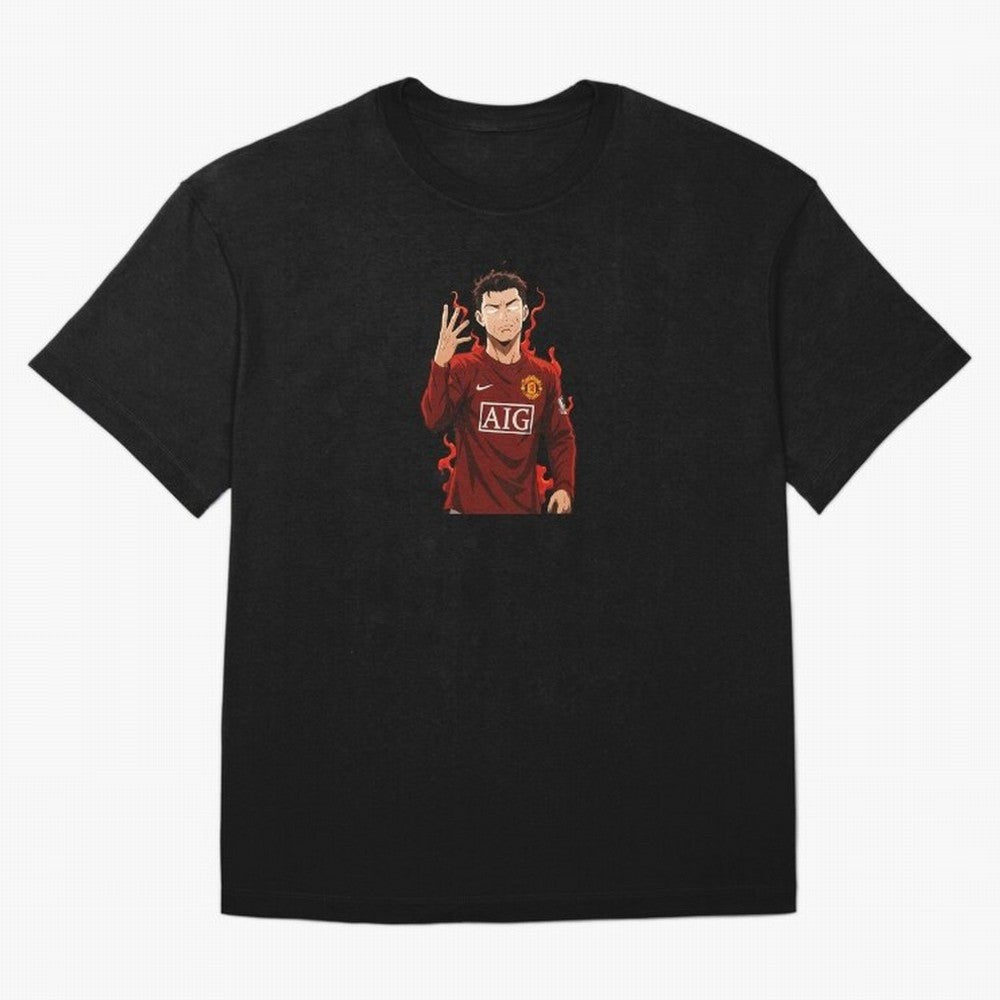 Cristiano Ronaldo Anime Art Blue Lock Inspired Football Legend T-Shirt Portugal Cristiano Ronaldo World Cup 2026 Jersey, Jordan Supporter Tee, Match Day, Nike World Cup Shirt, Adidas Football Fan Top, Mbappe Portugal Goal Celebration