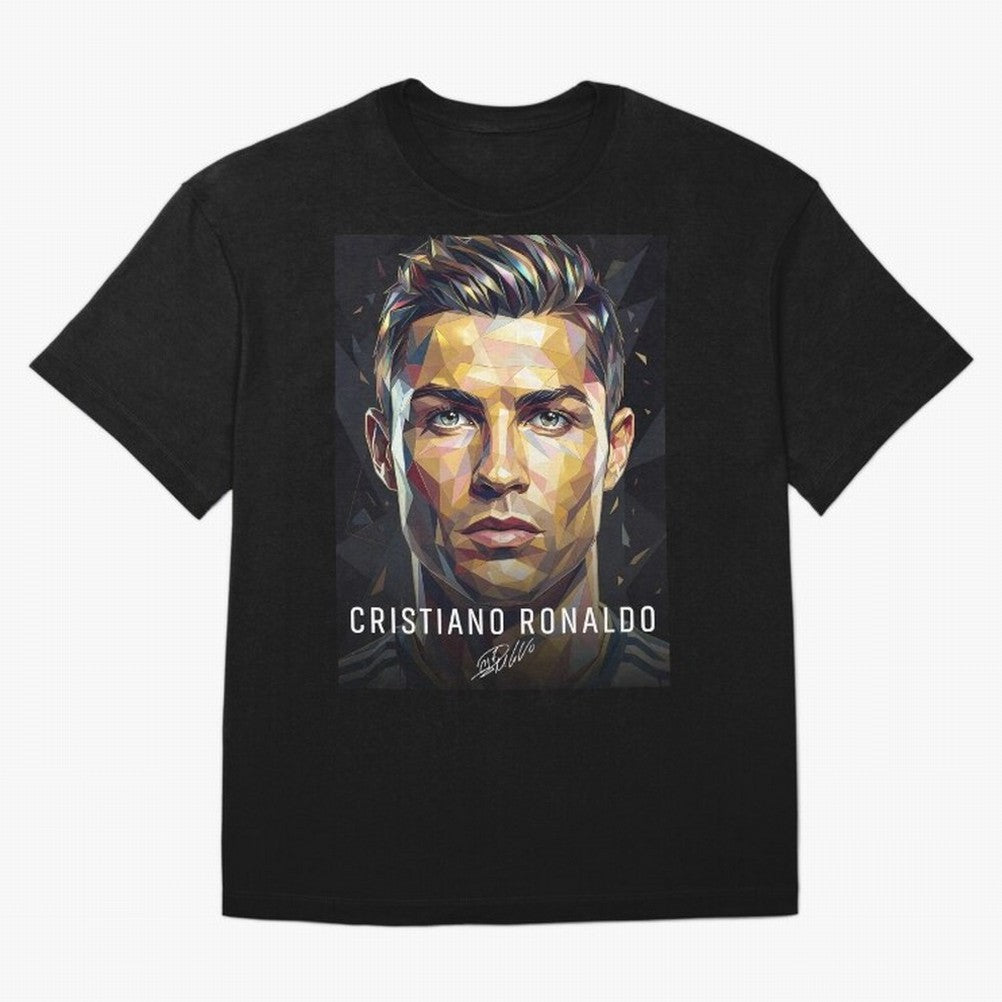Cristiano Ronaldo Geometric Low Poly Soccer Legend T-Shirt Make The Season About FIFA World Cup 2026 For Fans Of Fan Jersey, Nike Football Tee, England Supporter Shirt, Adidas Soccer Shirt, Messi Jordan Fan Top, Rodri Colombia Stadium Chant
