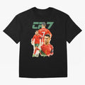 CR7 Cristiano Ronaldo illustration watercolour T-Shirt Cristiano Ronaldo England Football Jersey, Adidas Match Day Tee, World Cup 2026, Jordan Football Shirt, Nike Soccer Fan Top, Son Norway Football Fans