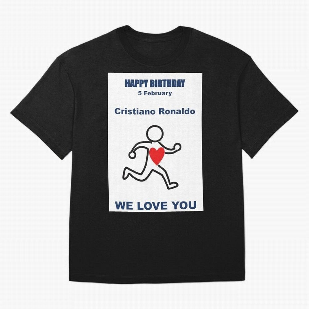 Tribute to Cristiano Ronaldo ¡ª 5 February T-Shirt FIFA World Cup 2026 Canada Messi, Adidas Football Jersey For Group Stage, Nike Soccer Shirt For Neymar Fans, Jordan Match Day Top, Kane Ecuador Watch Party