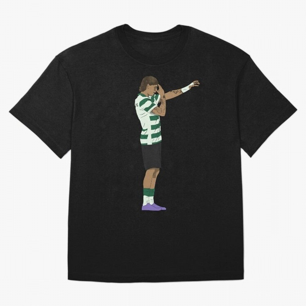 Ricardo Mangas Sporting Goal Celebration Minimalist T-Shirt Support Your Favorite Stars During FIFA World Cup 2026 Jersey, Jordan Supporter Tee, Messi Argentina Fans, Nike World Cup Shirt, Adidas Football Fan Top, Messi Croatia Final Match