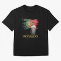 Cristiano Ronaldo - Portugal Flag Tribute (SIUUU!) T-Shirt Wear The Spirit Of FIFA World Cup 2026 Highlighting CR7 Fan Jersey, Nike Fan Tee, England Supporter Shirt, Jordan Soccer Shirt, CR7 Adidas Match Day Top, Foden Sweden Soccer Fans