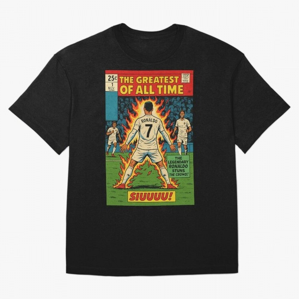 CR7 comic cover T-Shirt Share Global Football Passion For FIFA World Cup 2026 Fan Jersey, Adidas Match Day Tee, Portugal Supporter Shirt, Jordan Football Shirt, Mbappe Nike Soccer Fan Top, Pedri Colombia Football Fans