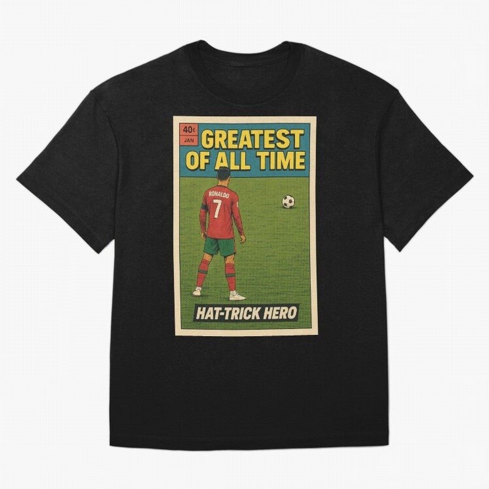 CR7 Comic T-Shirt Join The Countdown To The FIFA World Cup 2026 Group Stage Jersey, Adidas Football Tee, Mbappe Argentina Fans, Nike Soccer Shirt, Jordan Match Day Top, Griezmann England Watch Party