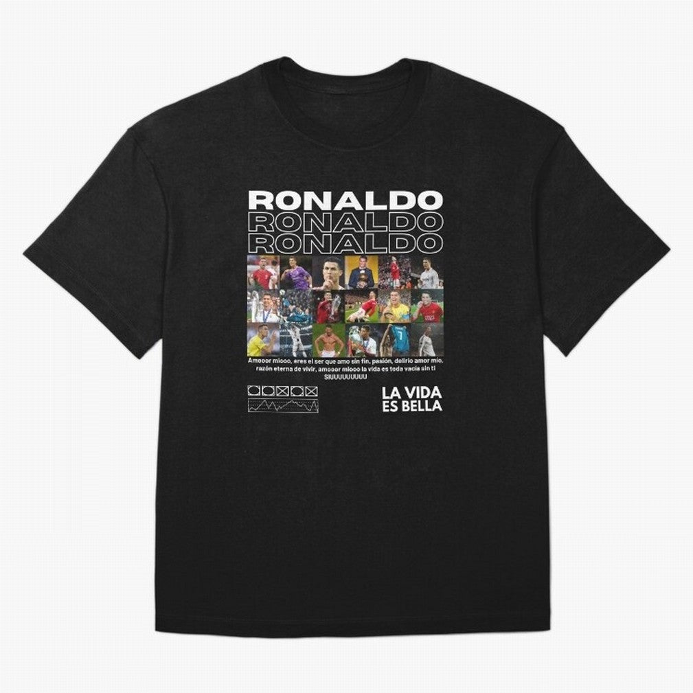 Cristiano Ronaldo CR7 Collage T-Shirt Support Match Day Hype Around FIFA World Cup 2026 Jersey, Jordan Supporter Tee, Cristiano Ronaldo England Fans, Nike World Cup Shirt, Adidas Football Fan Top, Yamal England Goal Celebration
