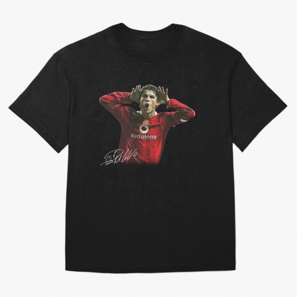 Cristiano Ronaldo T-Shirt Young Manchester Ronaldo - Celebration T-Shirt Represent FIFA World Cup 2026 Group Stage Centered On Fan Jersey, Nike Fan Tee, Netherlands Supporter Shirt, Jordan Soccer Shirt, CR7 Adidas Match Day Top, Yamal Germany Goal