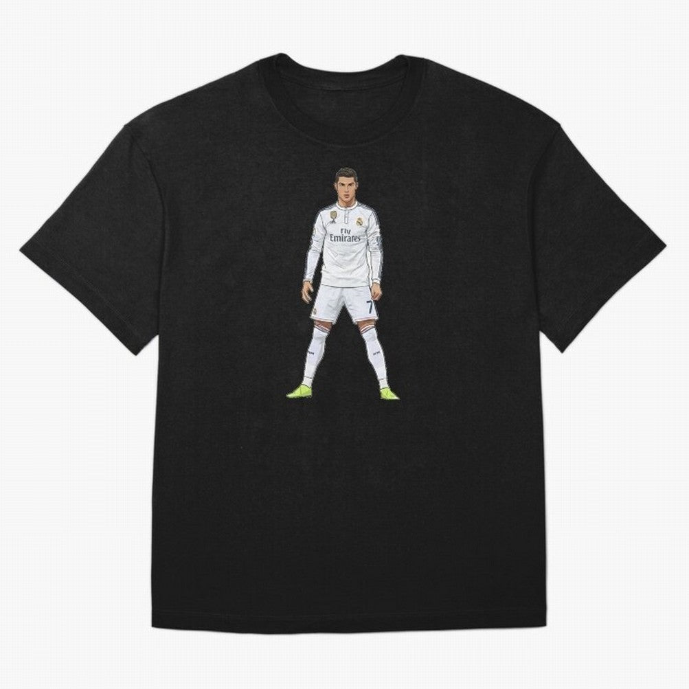 Cristiano Ronaldo at Madrid | Football Legend T-Shirt Turn Up For FIFA World Cup 2026 USA Canada Mexico For, Jordan Supporter Jersey For Watch Party, Nike World Cup Shirt For Cristiano Ronaldo Fans, Adidas Football Fan Top, CR7 Spain Soccer Fans