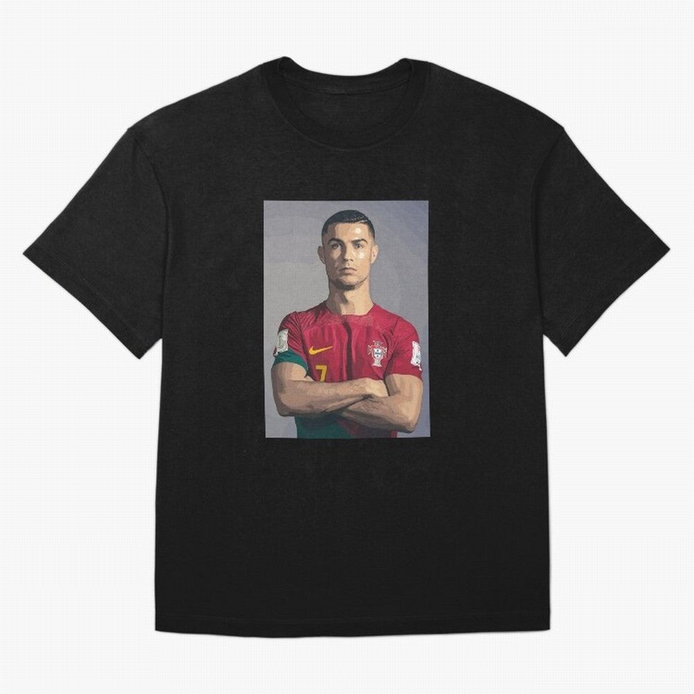Cristiano Ronaldo T-Shirt Capture Global Football Passion For FIFA World Cup 2026 Jersey, Nike Fan Tee, Neymar Portugal Fans, Jordan Soccer Shirt, Adidas Match Day Top, De Bruyne England Final Match
