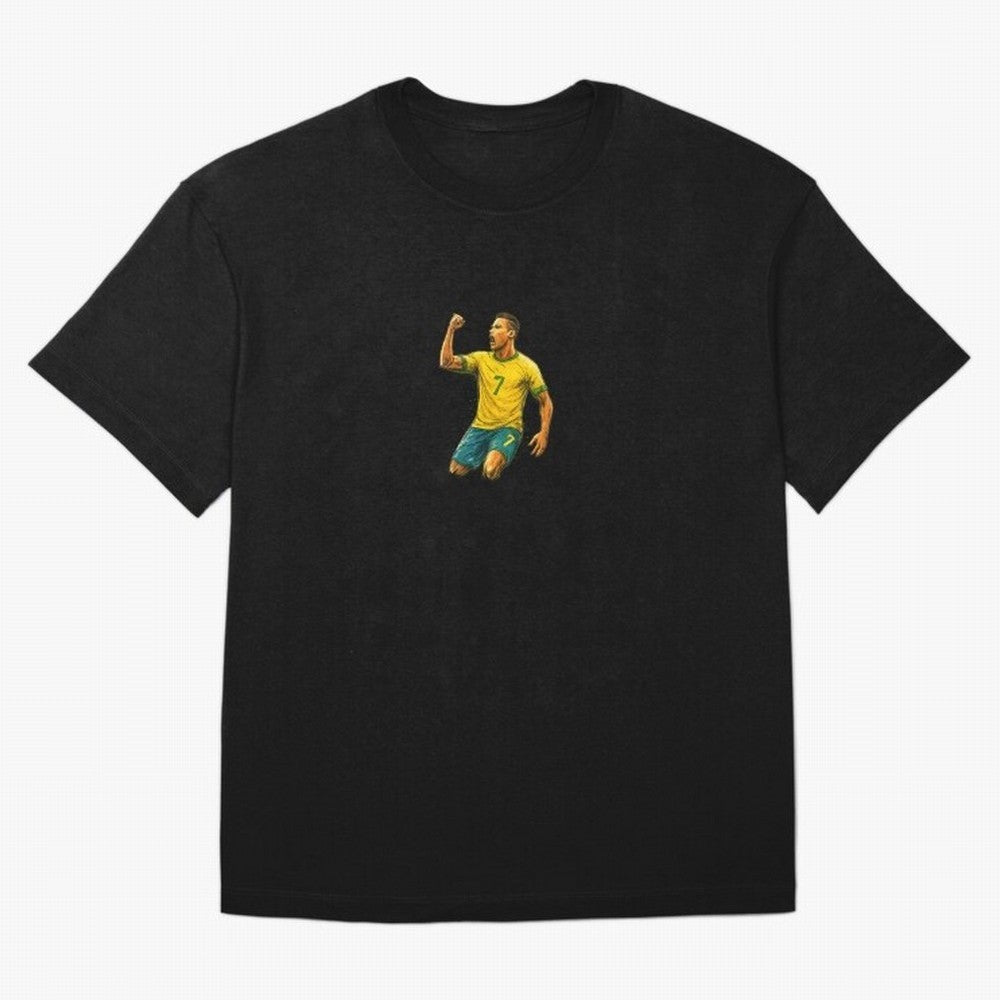 Energetic Soccer Celebration ¨C Number 7 Sketch Art T-Shirt Follow Match Day Hype Around FIFA World Cup 2026 USA Jersey, Adidas Match Day Tee, Haaland Portugal Fans, Jordan Football Shirt, Nike Soccer Fan Top, Pedri England Football Fans